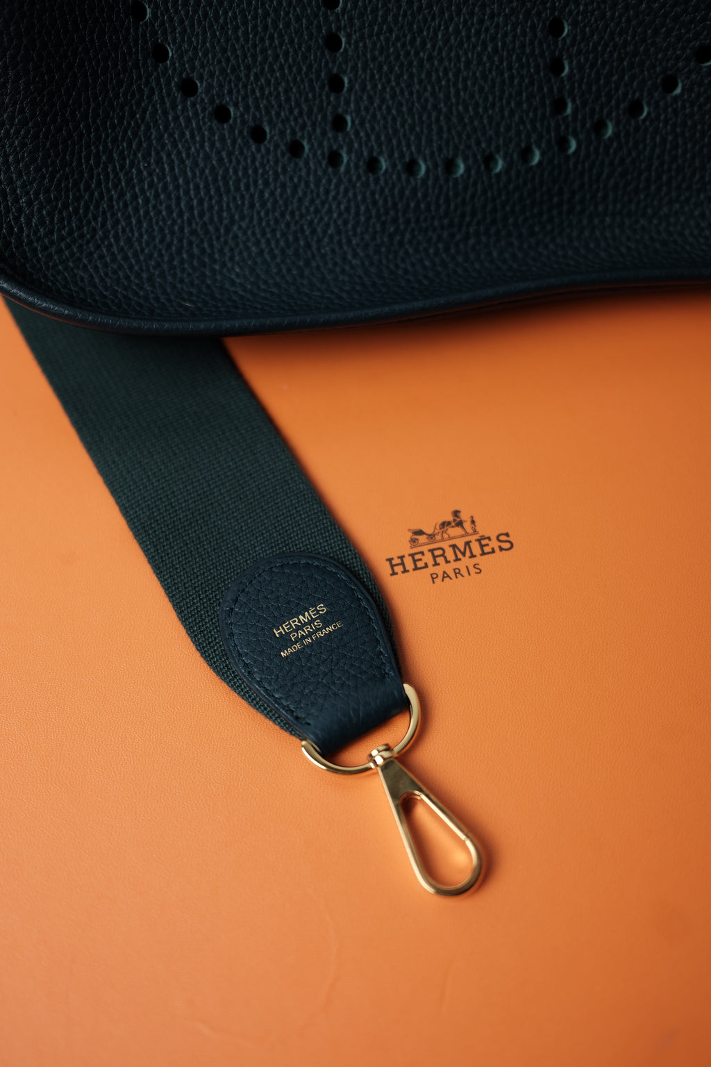 Hermès Evelyne PM - grün (ungetragen)