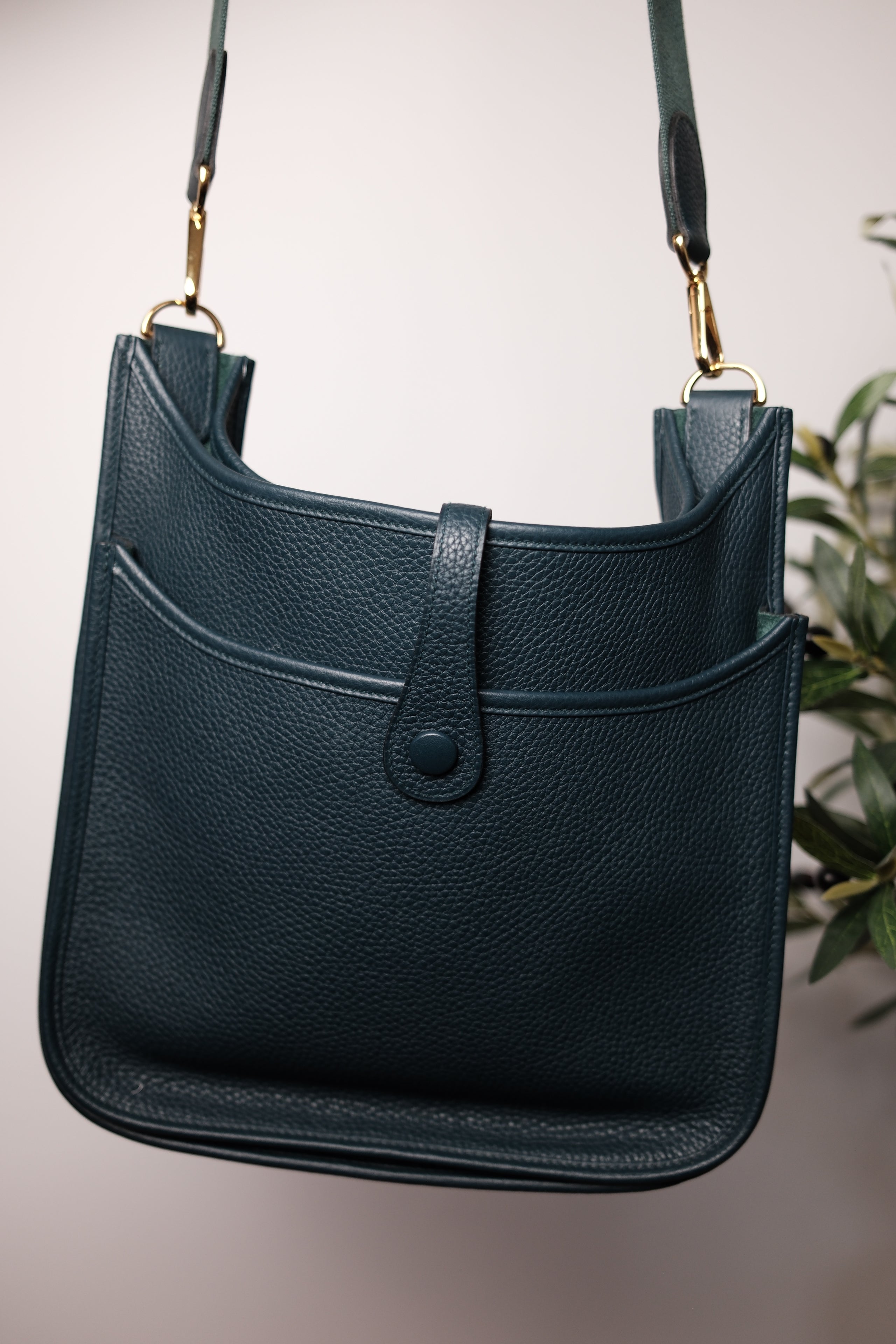 Hermès Evelyne PM - grün (ungetragen)