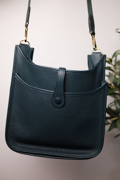 Hermès Evelyne PM - grün (ungetragen)