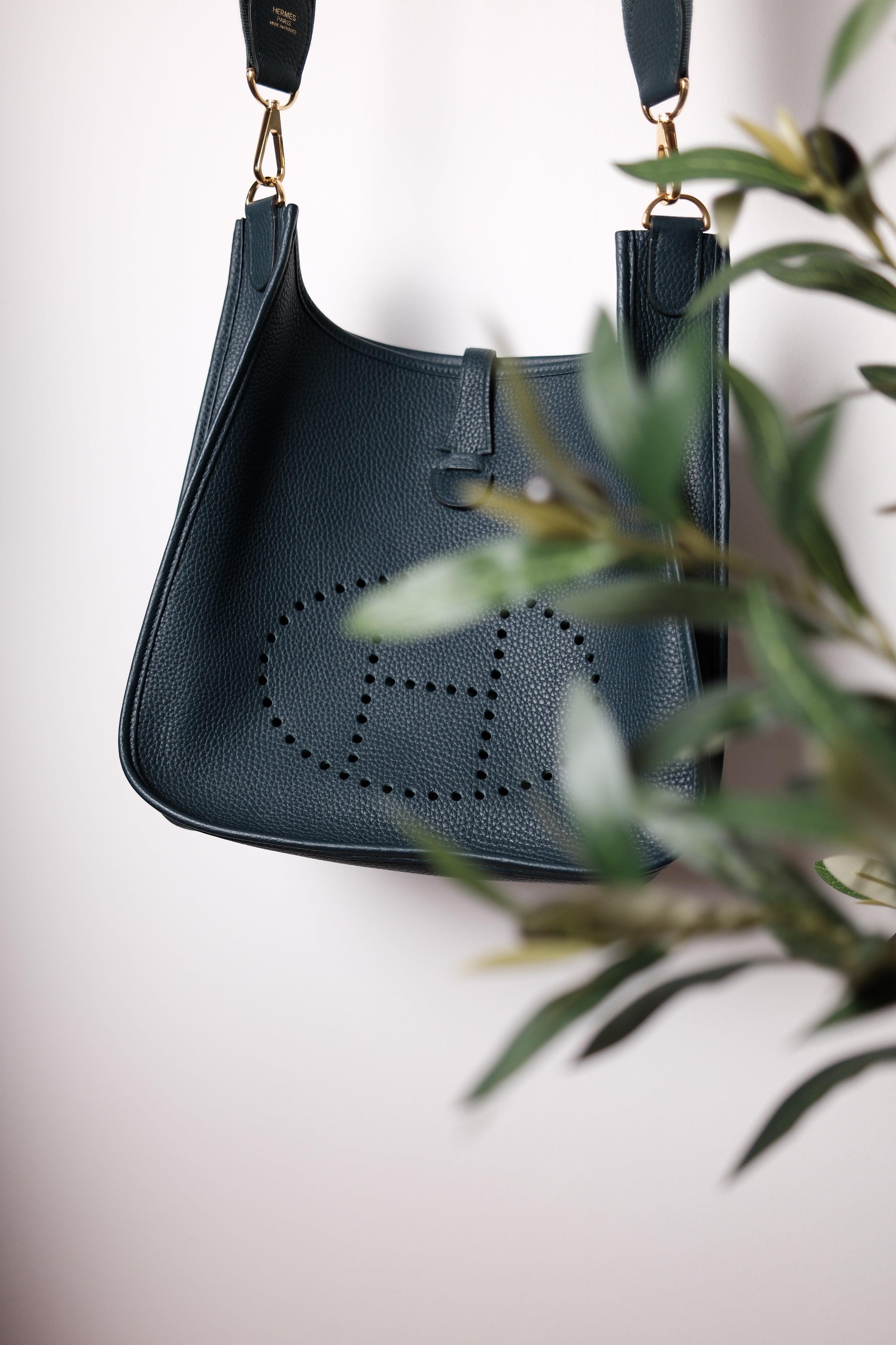 Hermès Evelyne PM - grün (ungetragen)